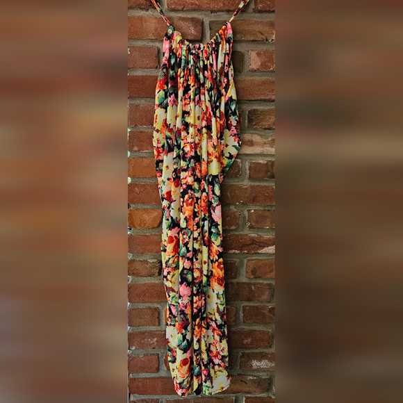 SoPrano Spaghetti Strap Halter Dress - Picture 2 of 5